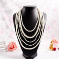 Retro Multi-Layer Pearl Necklace
