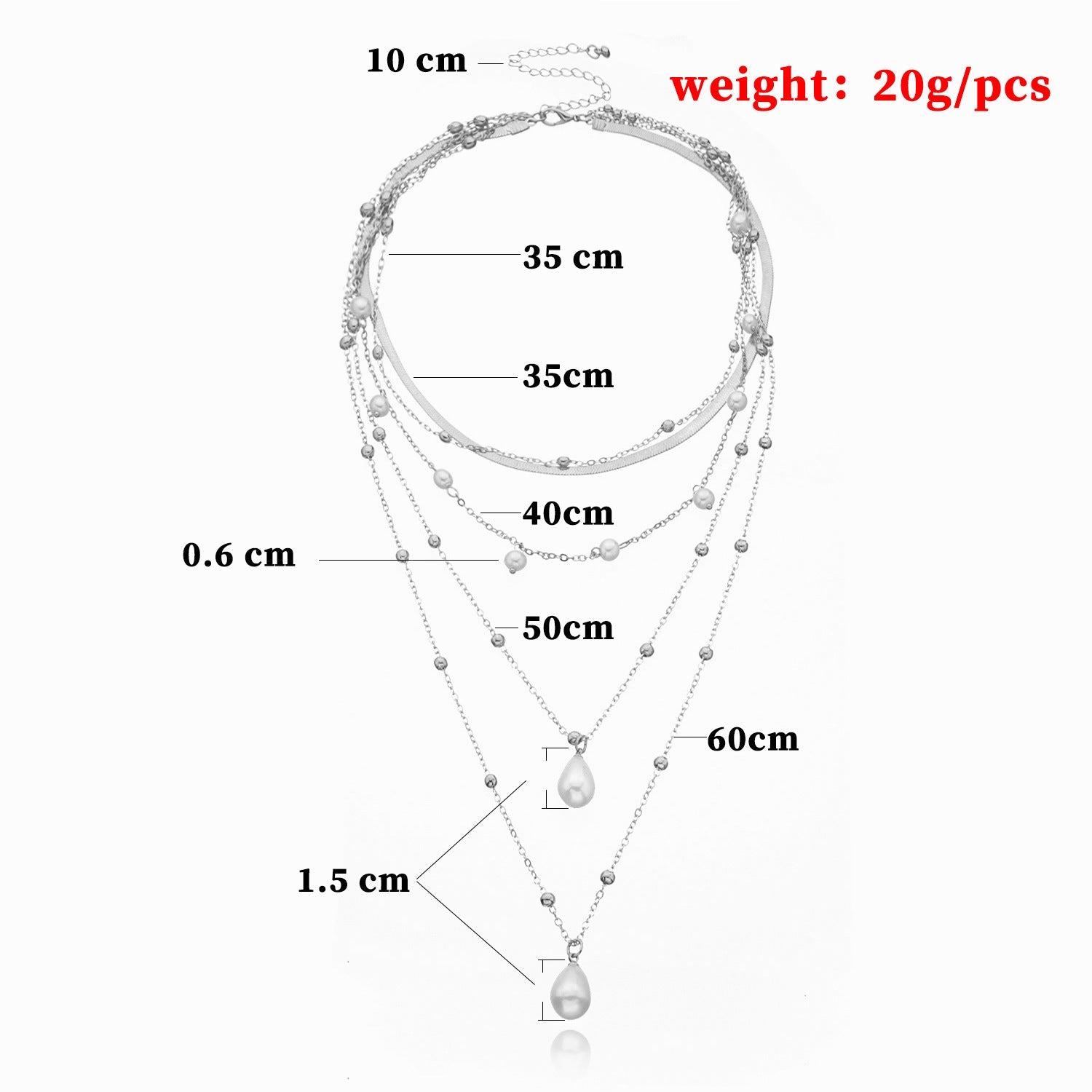 Handmade Multi-Layer Bead Necklace
