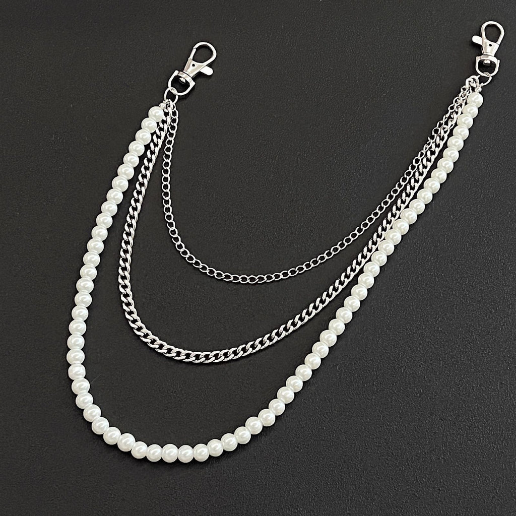 Multi Layer Pearl Pants Chains