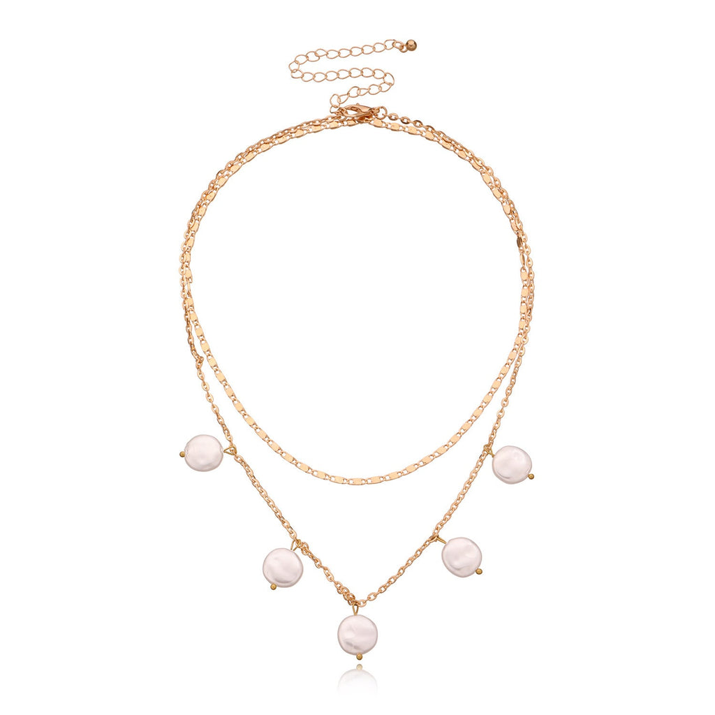 Multi-Layer Pearl Necklace for Women