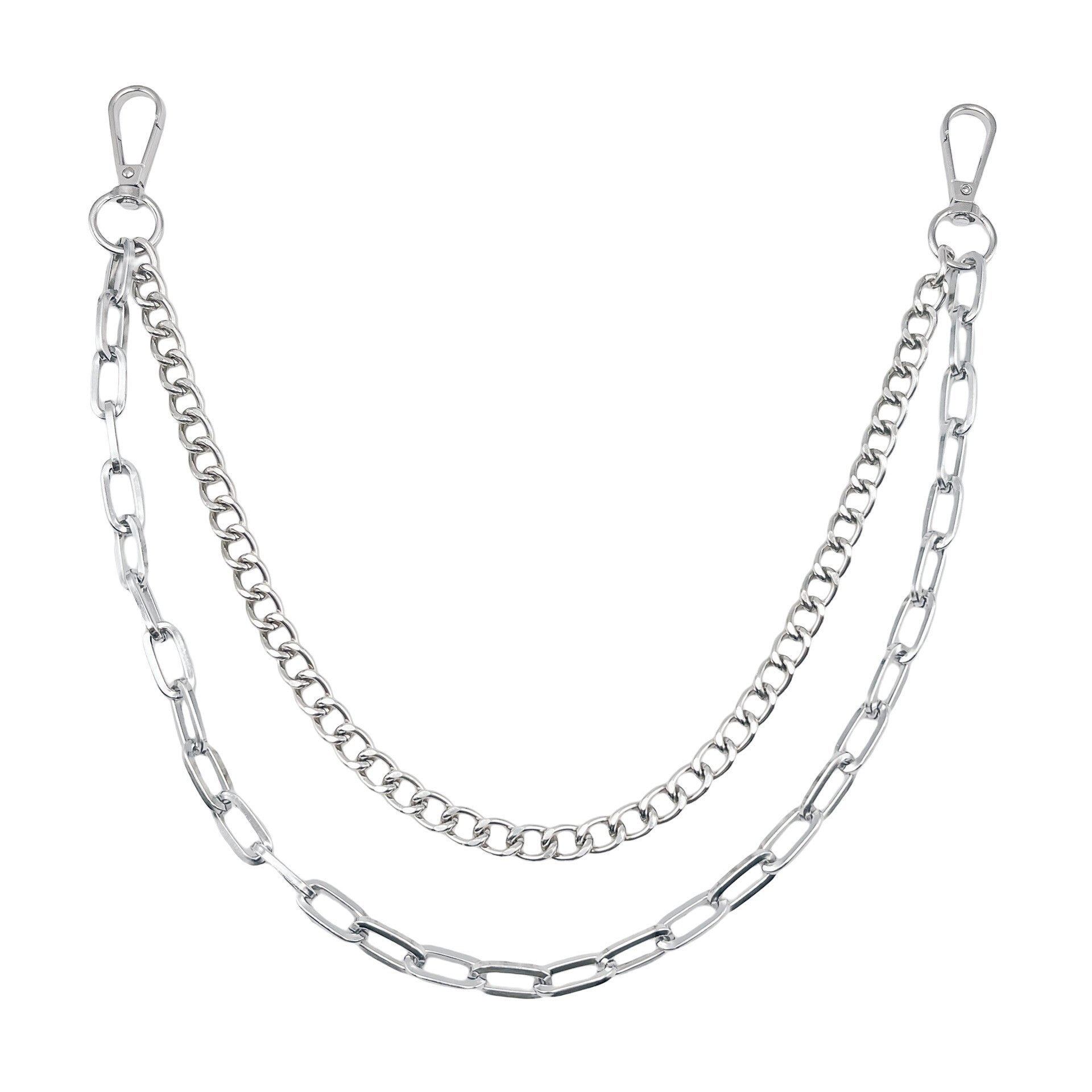 Hip Hop Metal Chain Multi-layer Waist Chain