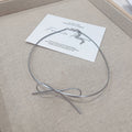 Beaded BowKnot Necklace Lovely Pearl Chokers Necklace