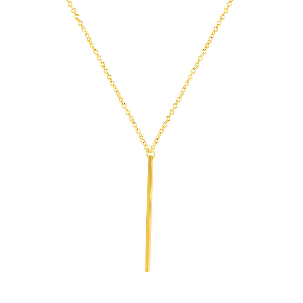 Long bar Pendant Necklace for Girl