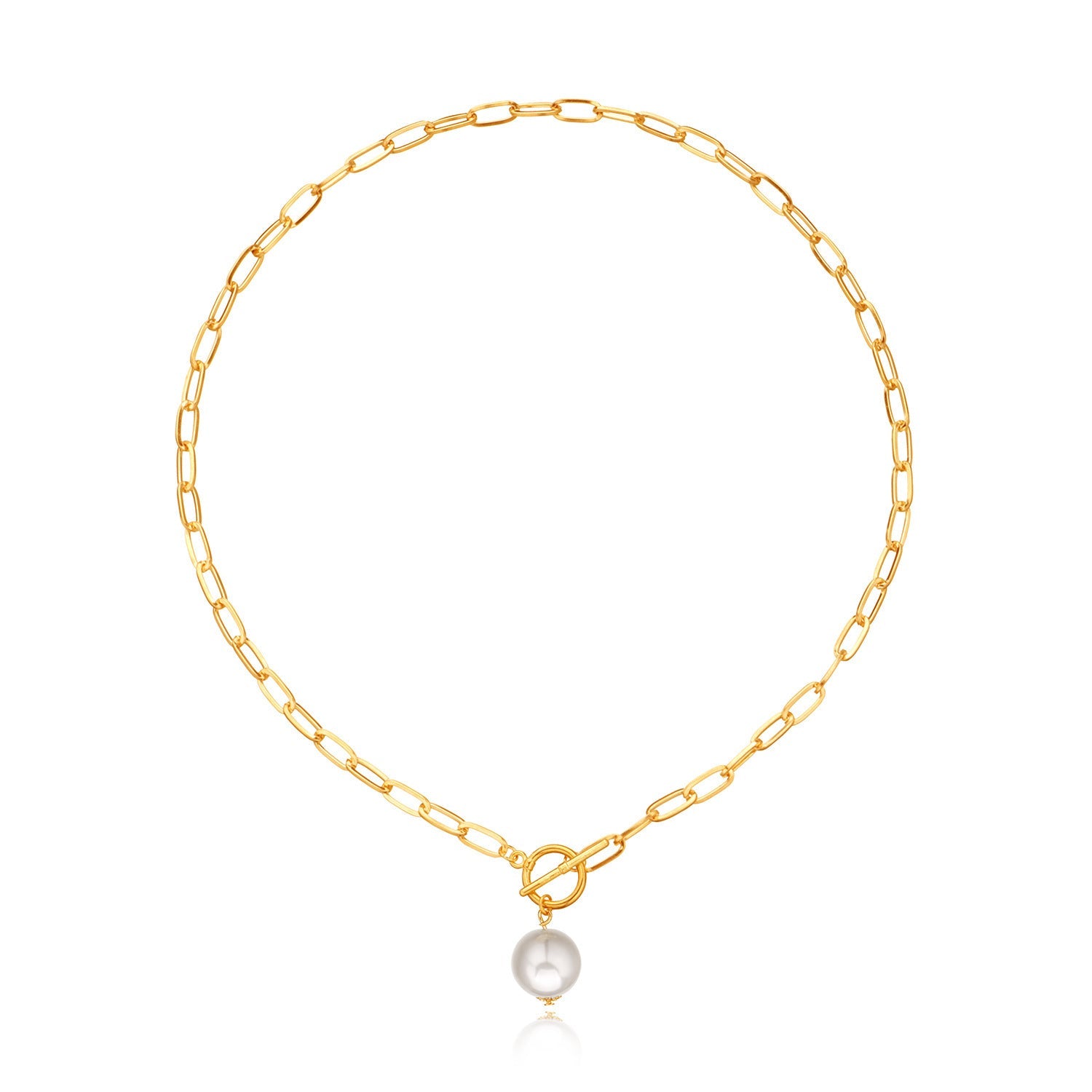 Baroque Pearl Pendant Choker Necklace
