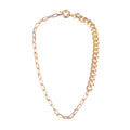 Double Paperclip Rope Chain Necklace Jewelry