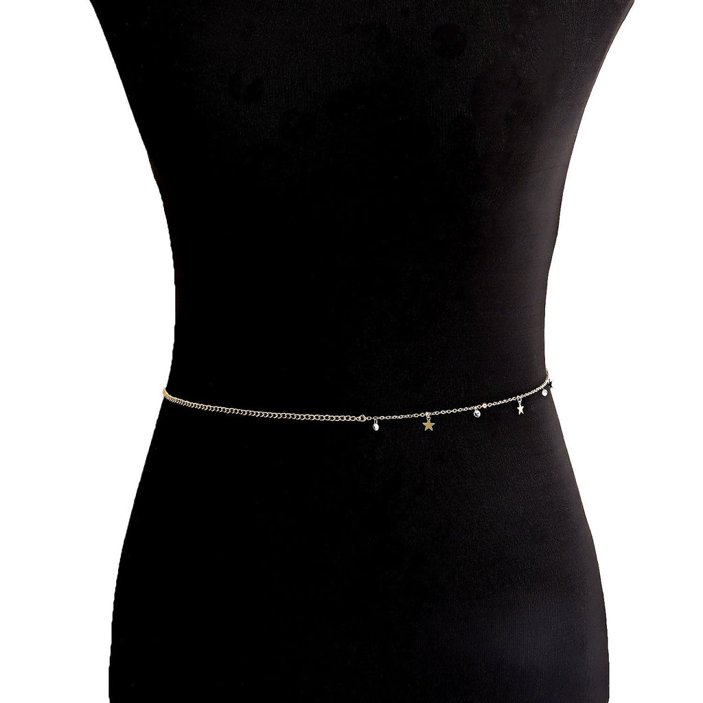 Multiple Star Waist Chain Body Jewelry Belly Chains