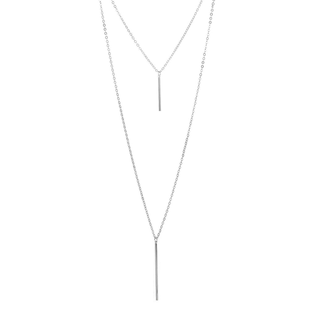 Layered Chain Jewelry Choker Necklace