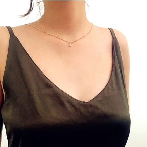 Back Chain Multi Layers Simple Shoulder Chain Necklace