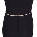 Women Sexy Rhinestone Waist Chain for Body Jewelry