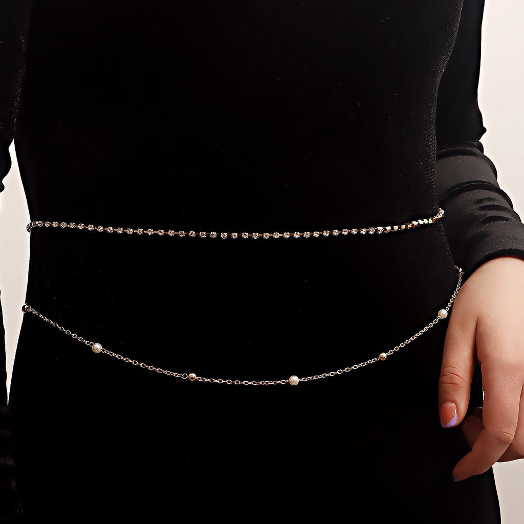 Body Chain Sexy Chain Rhinestone Bikini Waist Chain
