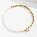 Baroque Pearl Chain Necklace Women Collar