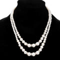 Pearl Necklace Double layer Pearl Multi-layer Stone Ring Beaded Necklace