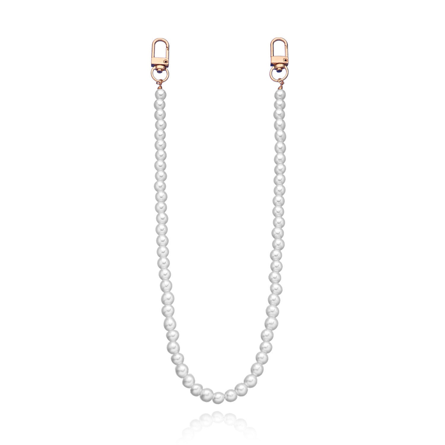 Women Multilayer Pearl Metal Waist Jean Pant Chain