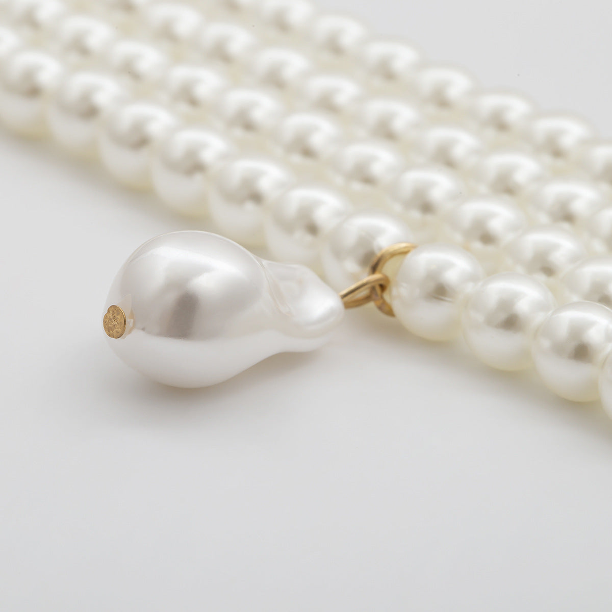 Pearl Necklace Retro Shaped Chain Necklace Wholesale