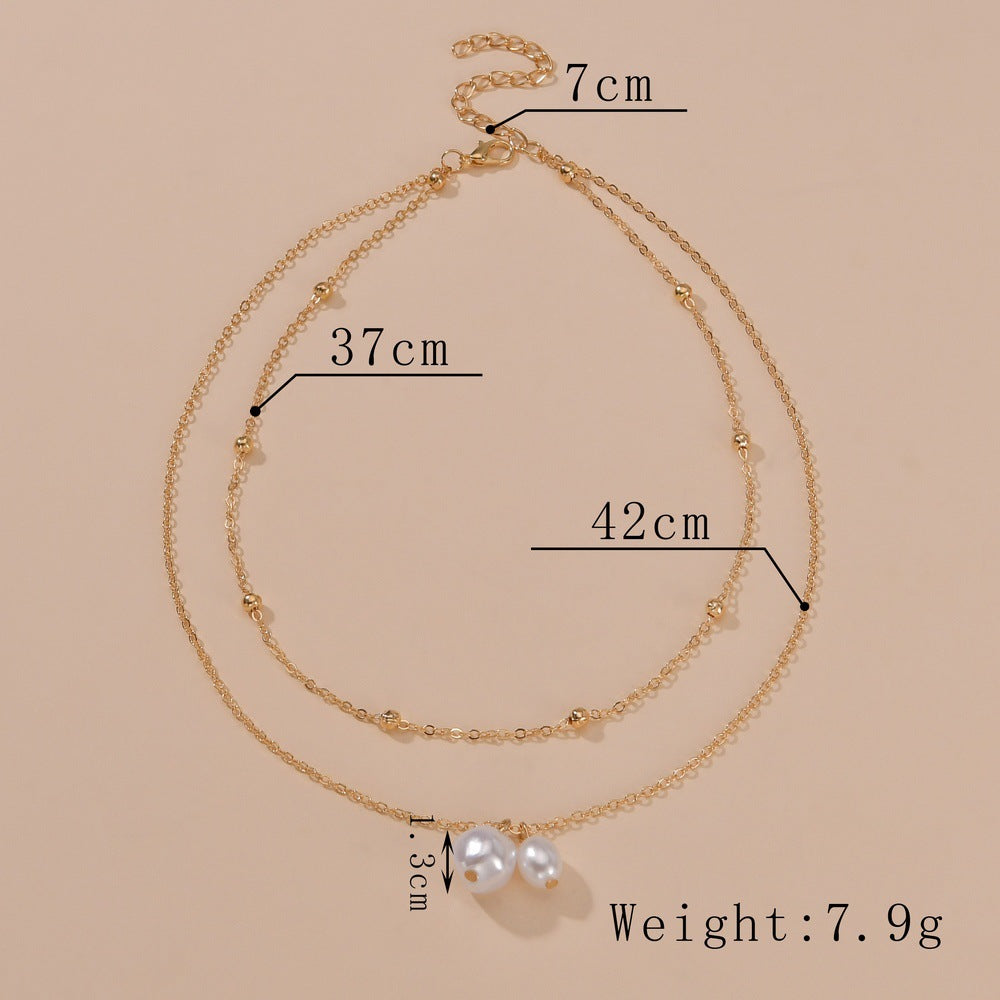 Wedding Jewelry Pearl Pendant Necklace Women