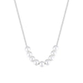 Pearl Pendant Wire Chain Necklace