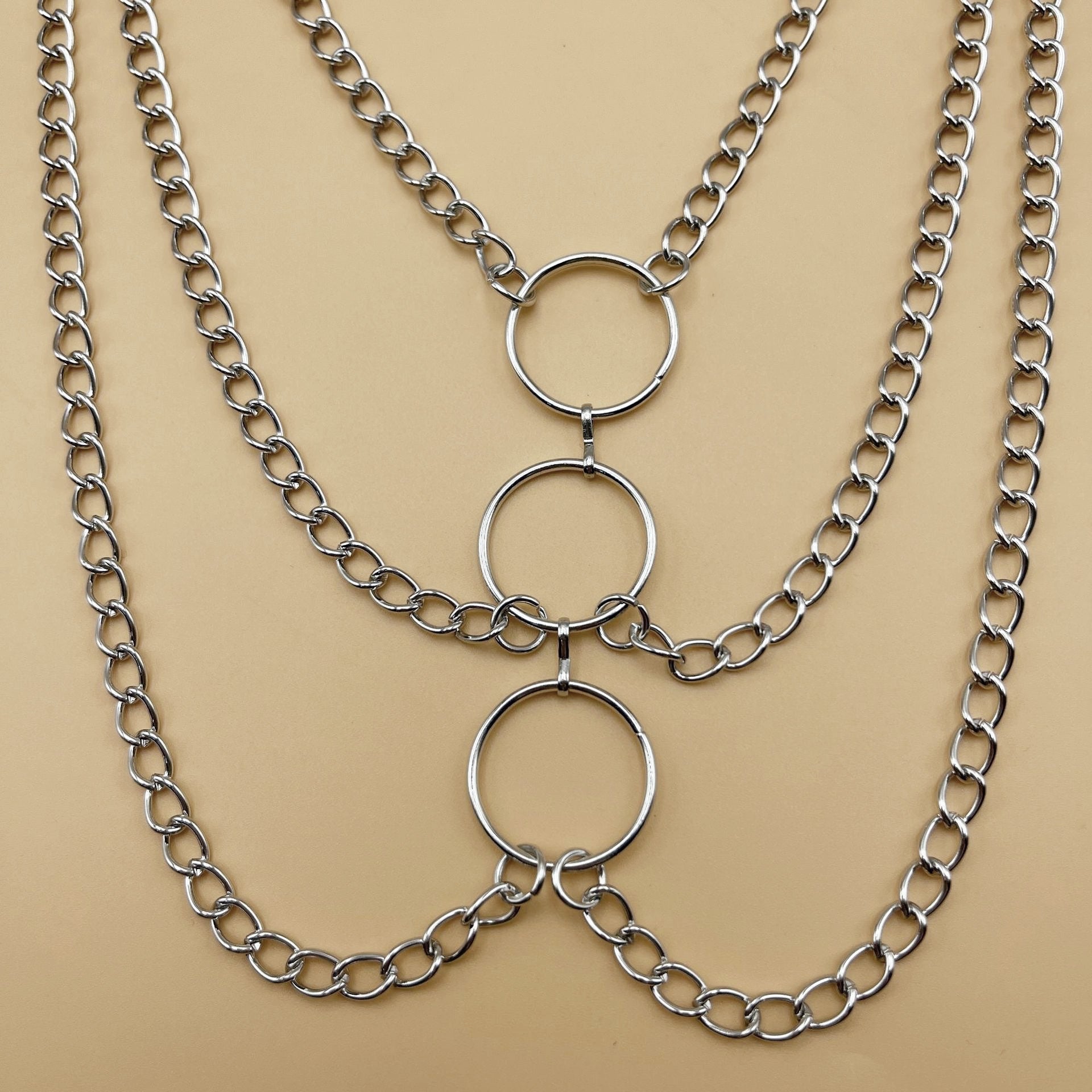 Metal Body Chain Tassel Multilayer Sexy Waist Chain for Women