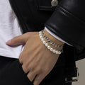 Cuba Chain Charm Bracelet Set
