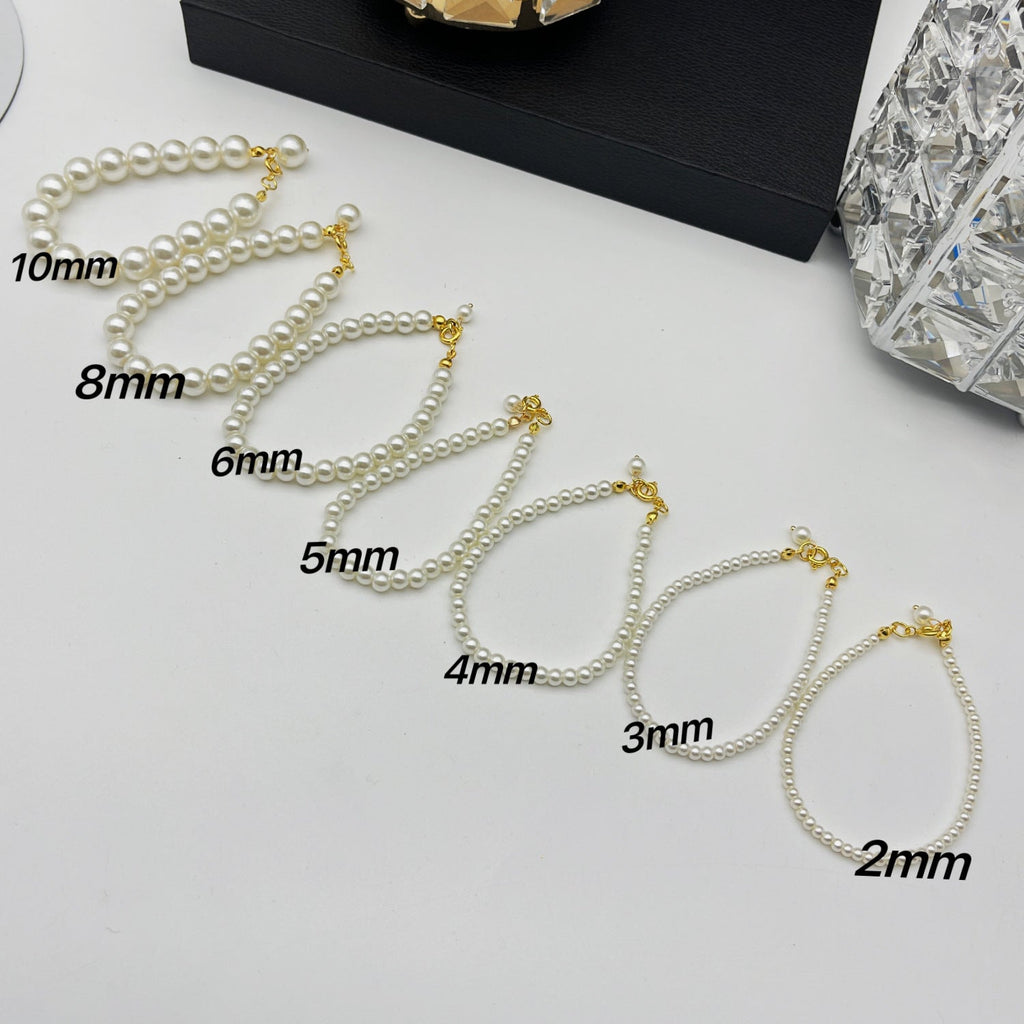 Glass Pearl Bracelet Woman Magnet Clasp