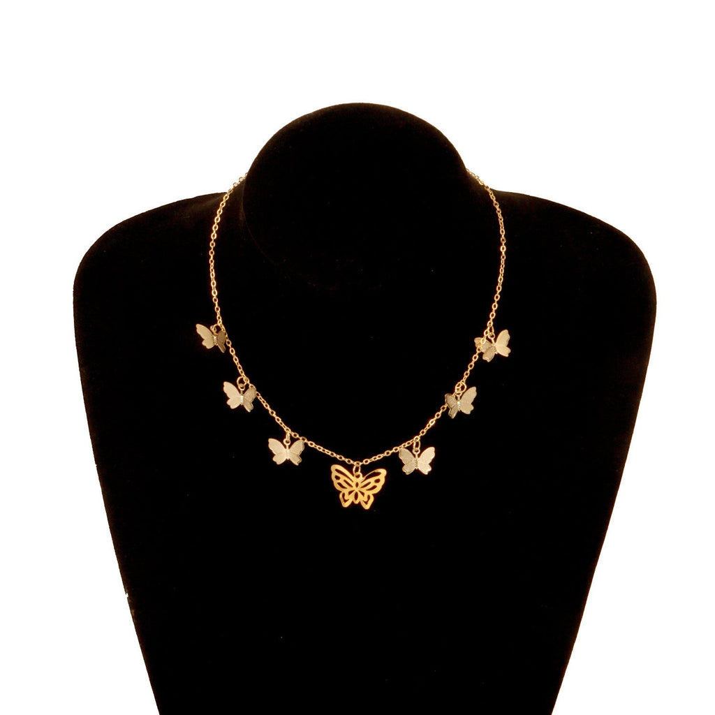 butterfly Pendant Necklace for Women