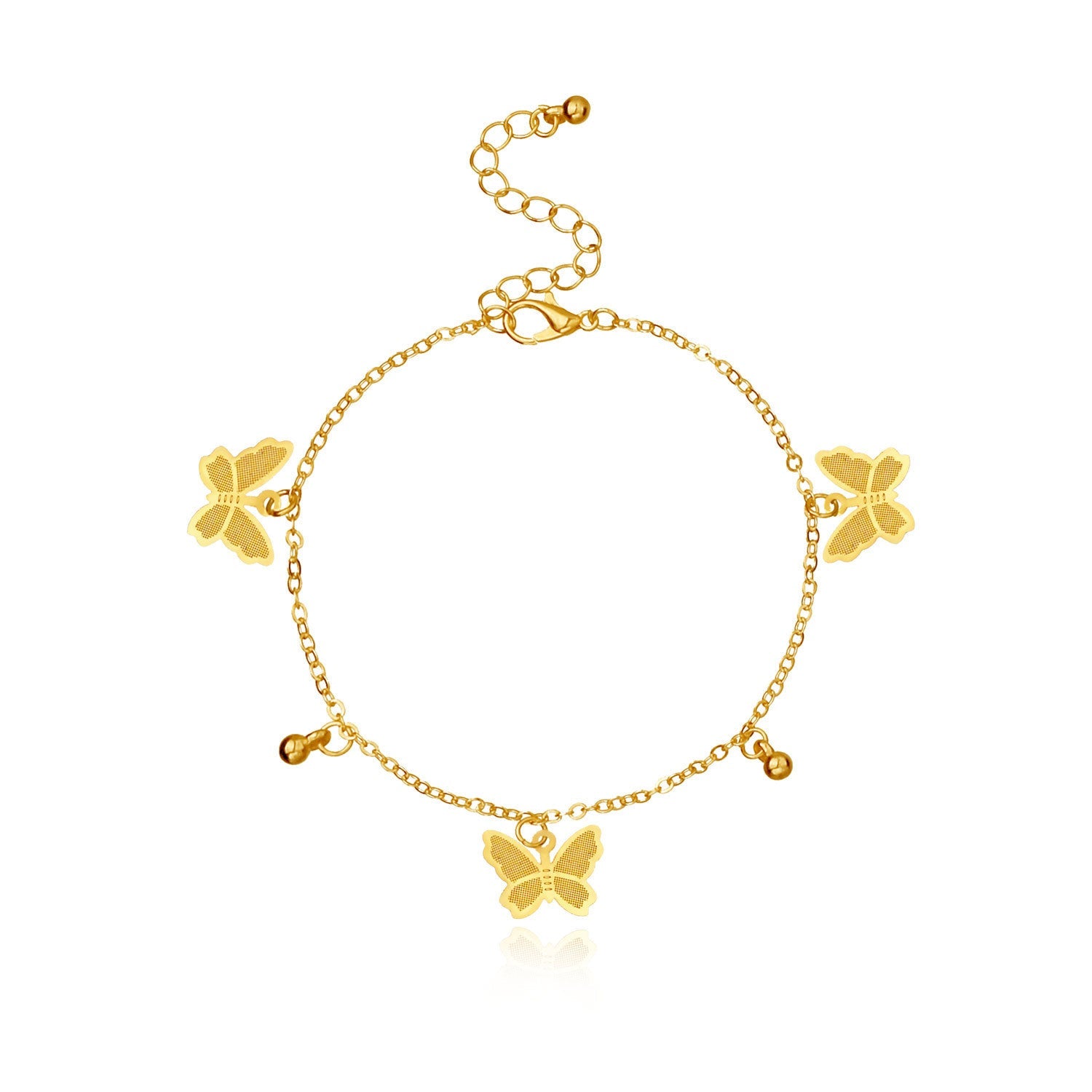 Butterfly Charms Anklets Chain Jewelry