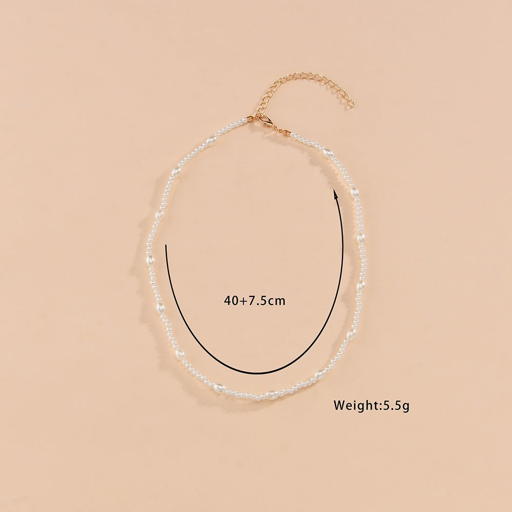 Women Jewelry Luxury Choker Necklace With Pearls