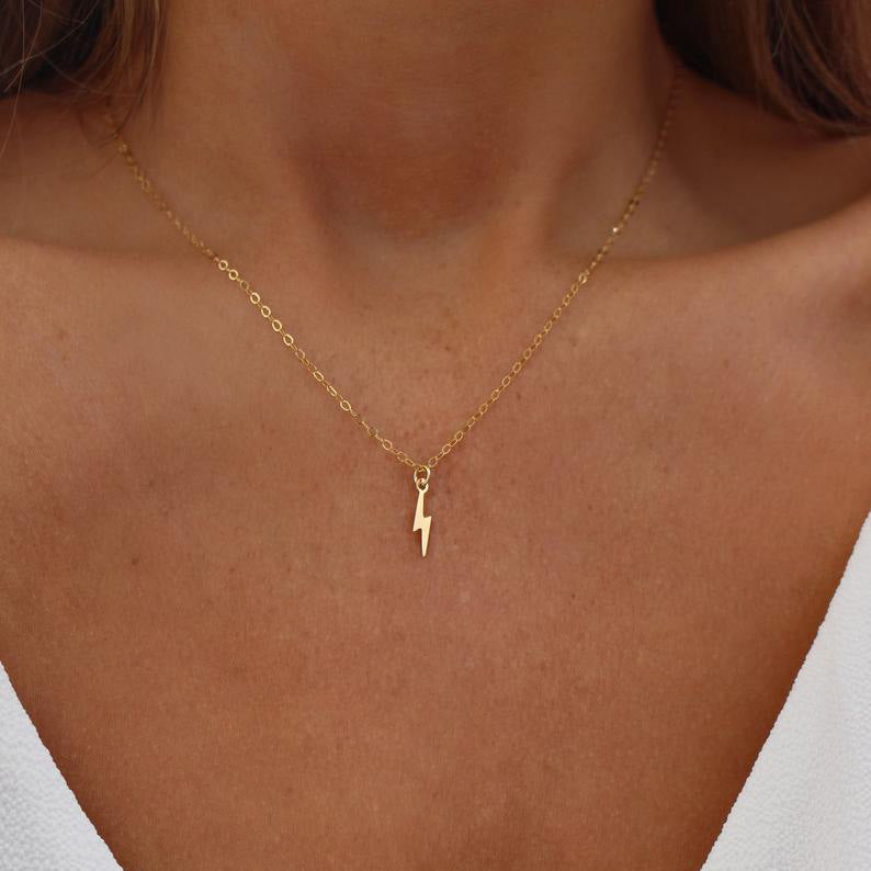 Lightning Pendant Necklace