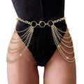 Multi-Layer Waist Chain Rhinestone Tassel Sexy Bikini Chain
