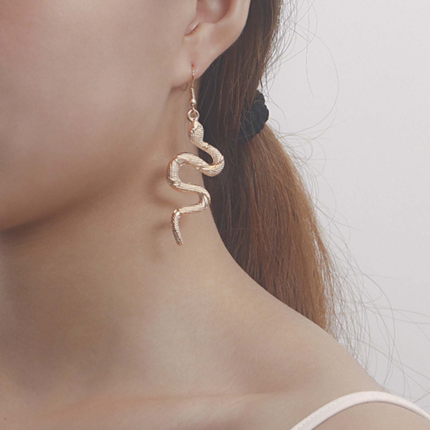 Snake Pendant Earring