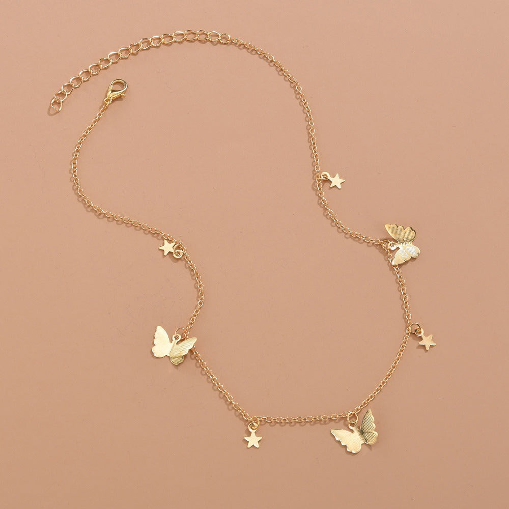 Boho Butterfly Women Necklace