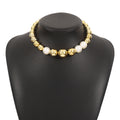 Punk Large Beaded Short Necklaces