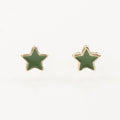 Green Star mini Stud Earring