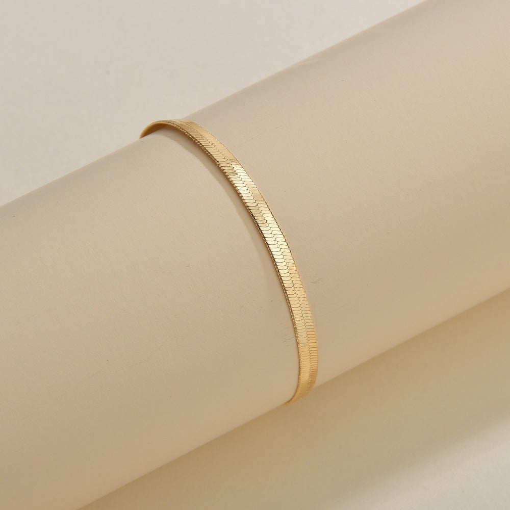 Snake Bone Chain Bracelet