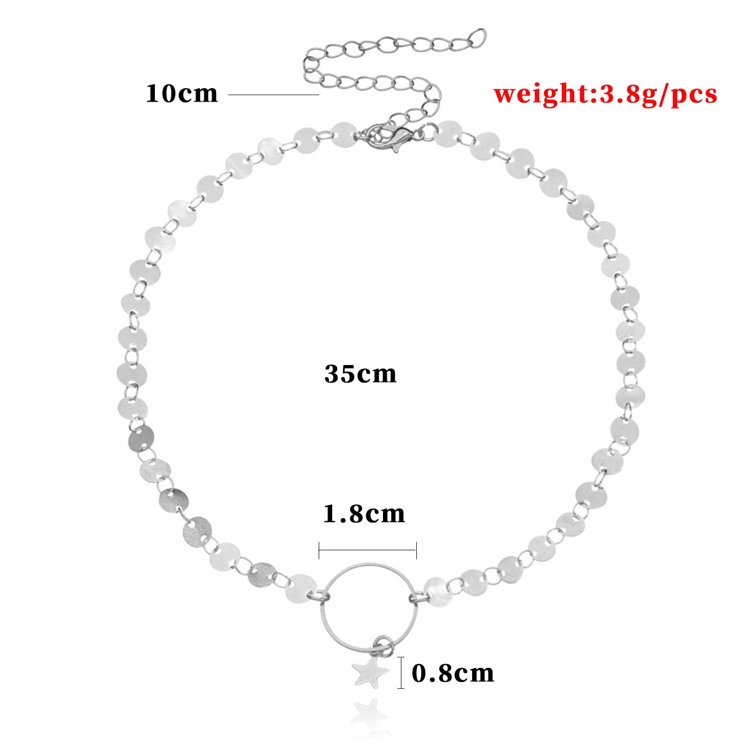 Small Coin Pendant Necklace