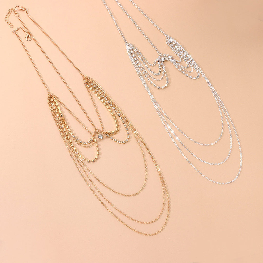 Head Jewelry Chain Rhinestone Headdress