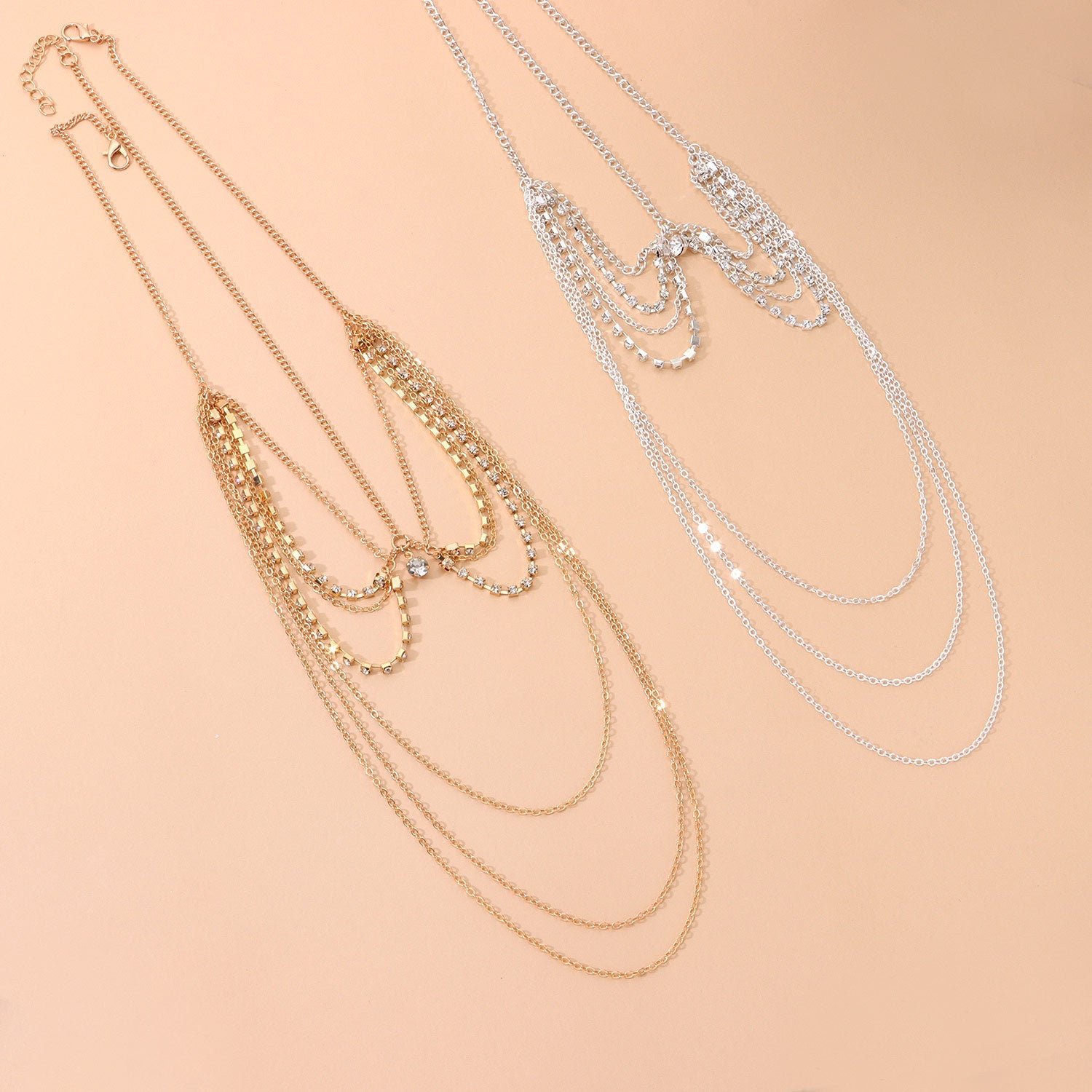 Head Jewelry Chain Rhinestone Headdress