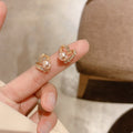 Hollow Love Ear Studs Irregular Heart Earrings for Women
