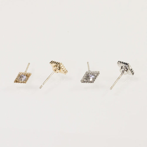 Avocado coconut tree stud earrings set