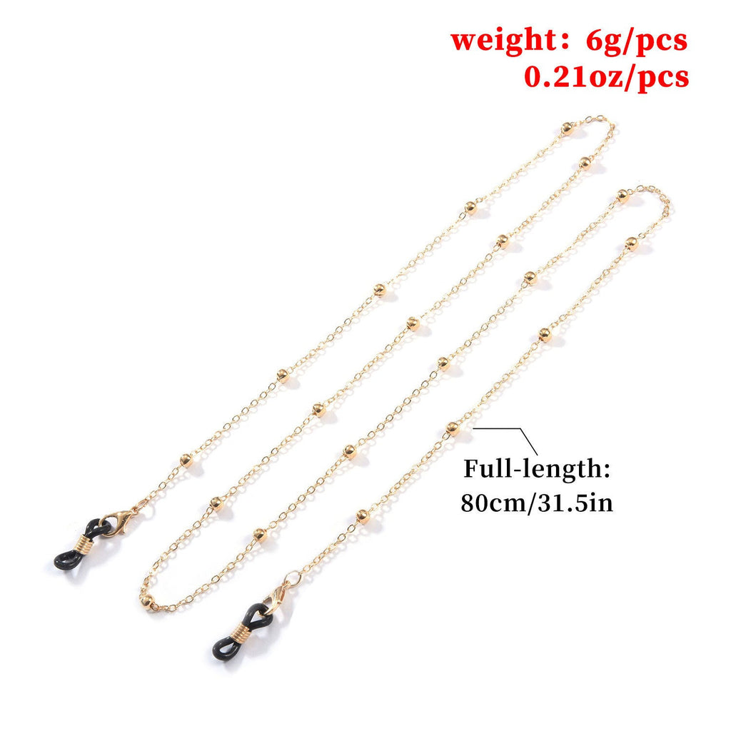 Eyeglasses Chain Plain Beaded Sunglasses Chain