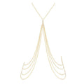 Sexy Hottie Geometric Imitation Pearl Multi-layer Body Chain