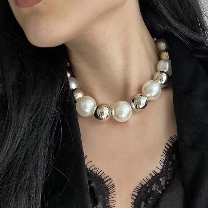 CCB Round Bead Chokers Necklaces