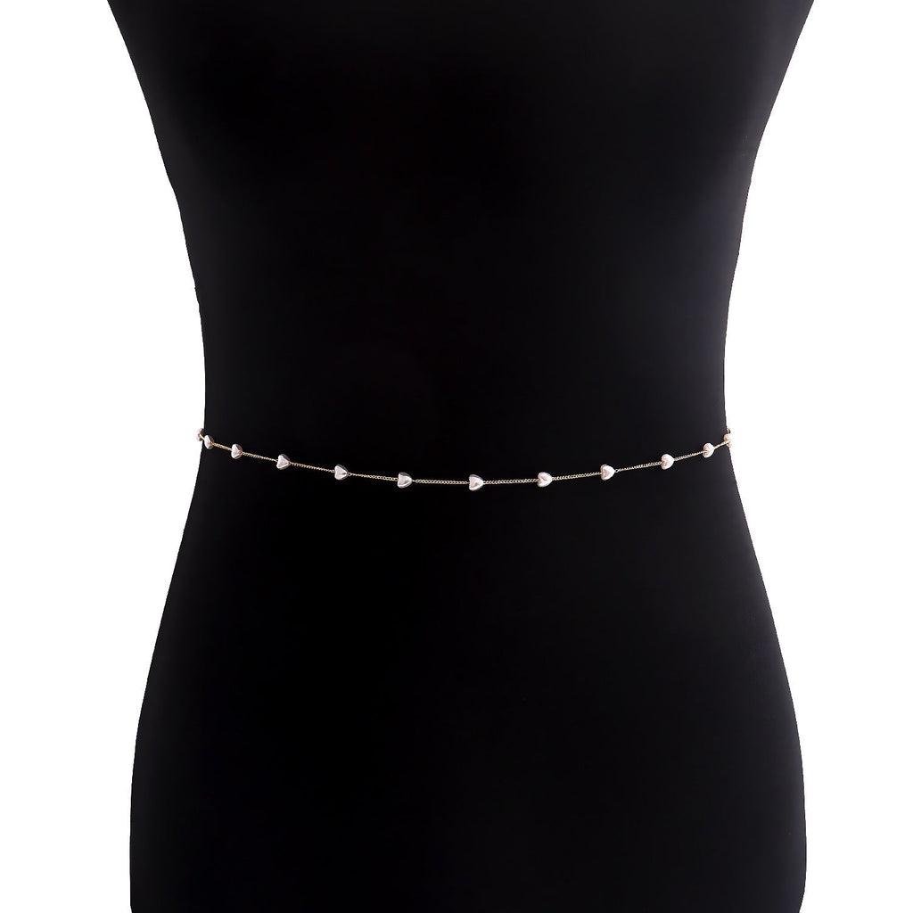 Boho Heart Pearl Body Chains