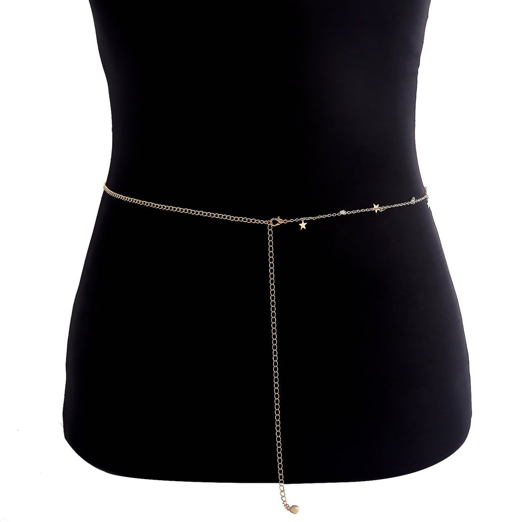 Multiple Star Waist Chain Body Jewelry Belly Chains