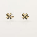 Small Four Leaf Clover Stud Earings