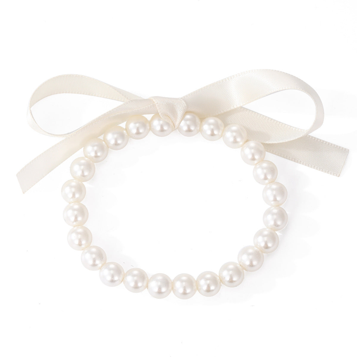 Beads Pearl Bow Bowknot Bracelet