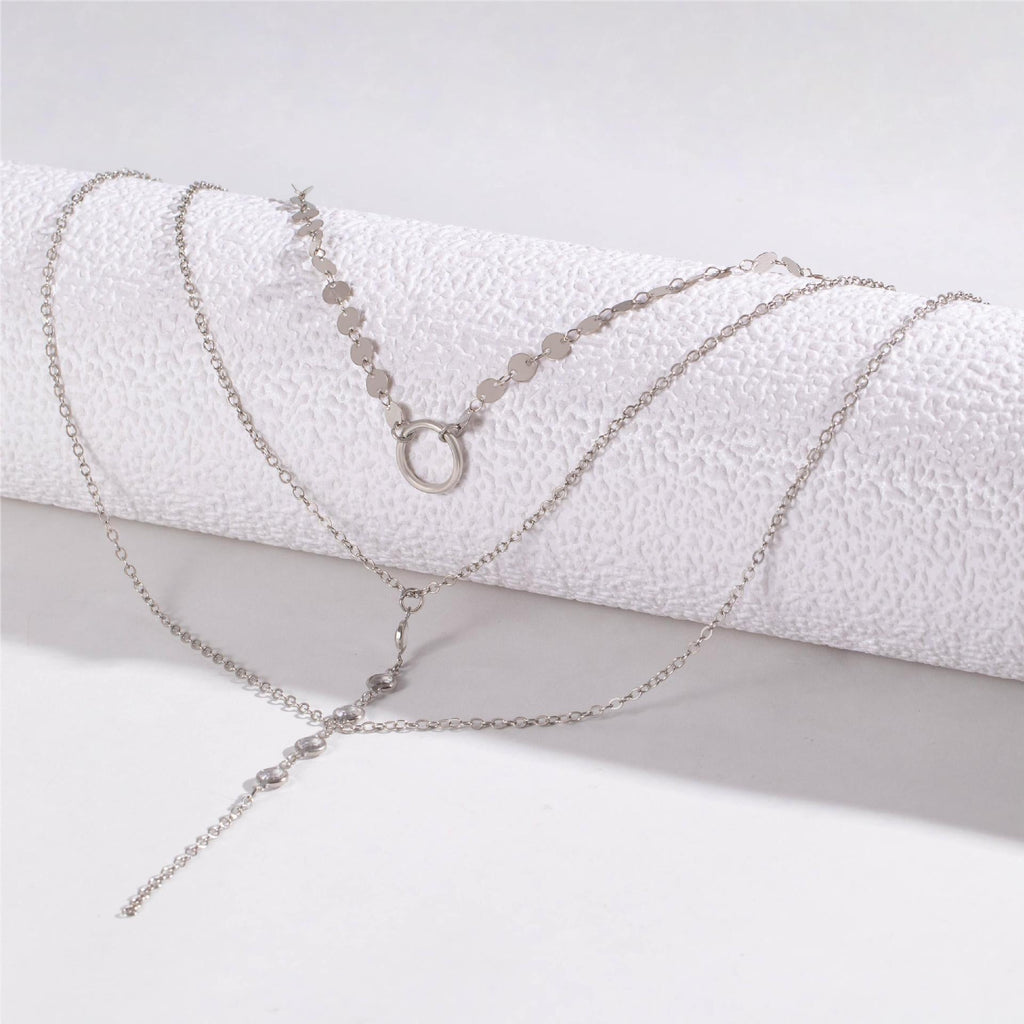 Long Y-shaped Multilayer Necklace Sexy Pendant Necklace