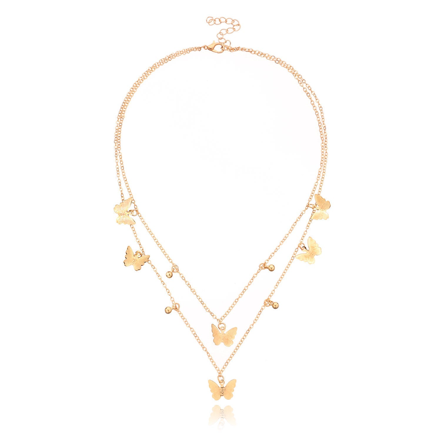 Butterfly Pendant Clavicle Chain Necklace