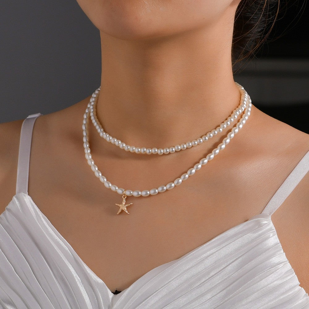 Ocean Jewelry Starfish Pendant Necklaces