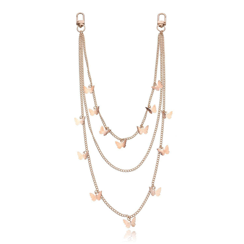 Punk Street Butterfly Belt Waist Chain