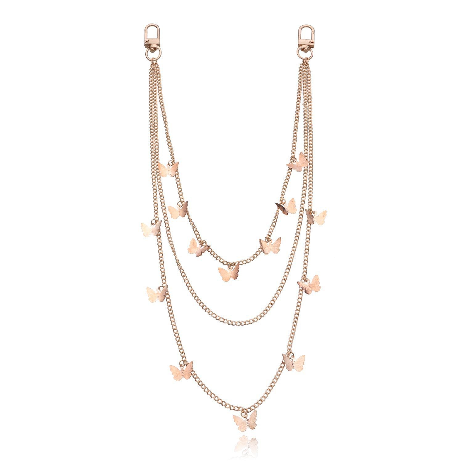 Punk Street Butterfly Belt Waist Chain